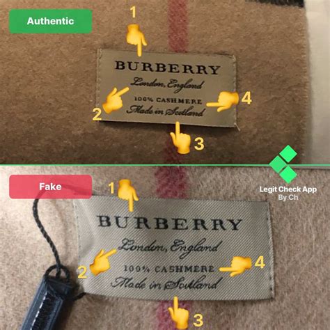 fake mens burberry scarf|authentic burberry tag.